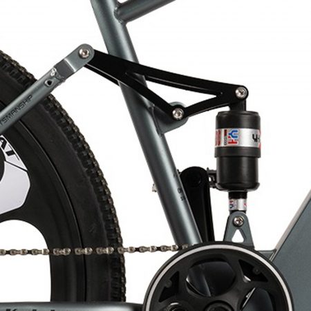 Bicicleta electrica MTB-FS 26" CARPAT Knight C26519E, jante magneziu, cadru aluminiu 17", manete index, frane disc, 7 viteze [8]