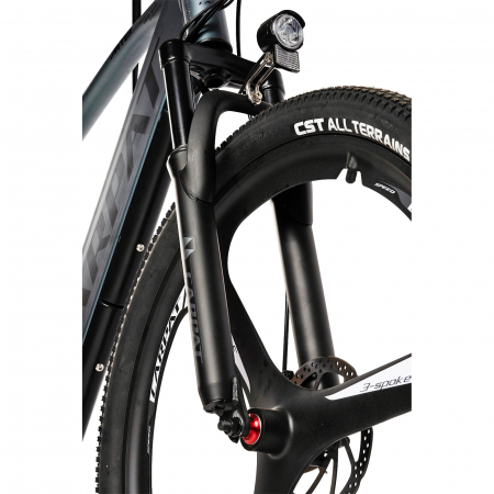 Bicicleta electrica MTB-FS 26" CARPAT Knight C26519E, jante magneziu, cadru aluminiu 17", manete index, frane disc, 7 viteze [3]