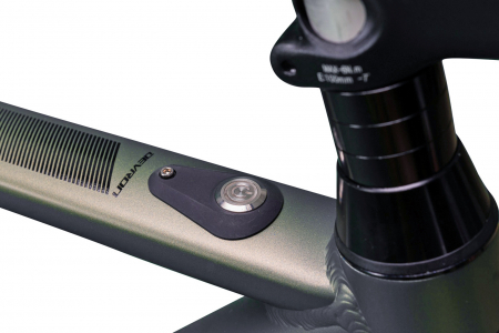 Bicicleta electrica Fixie DEVRON 28165, cadru aluminiu 21", frane hidraulice, single speed, gri [7]