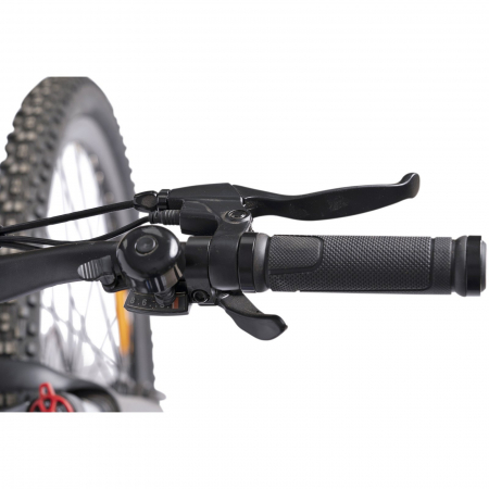 Bicicleta electrica MTB-HT 27.5" SCOOTY EM-500 PRO, cadru aluminiu 18", frane disc, 8 viteze, negru/albastru [6]