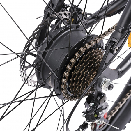 Bicicleta electrica MTB-FS 27.5" CARPAT C275M17E, cadru aluminiu 17", manete index, frane disc, 21 viteze [9]