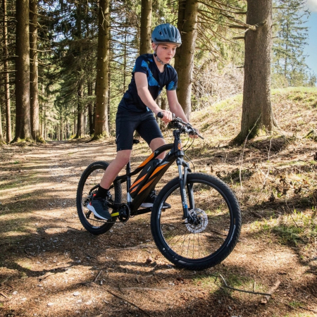 Bicicleta electrica MTB-HT 24" PROPHETE Graveler, cadru aluminiu ,  manete secventiale, frane hidraulice, 7 viteze [12]