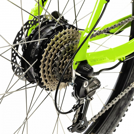 Bicicleta electrica MTB-HT 27.5" AFISPORT M1.7, cadru aluminiu, manete secventiale, frane hidraulice, 27 viteze [8]