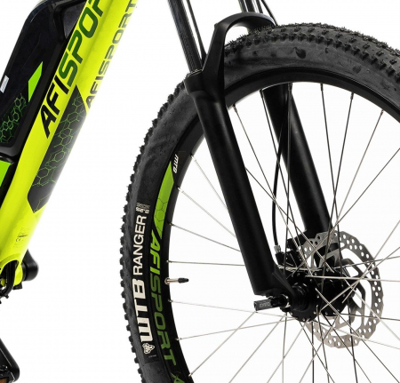 Bicicleta electrica MTB-HT 27.5" AFISPORT M1.7, cadru aluminiu, manete secventiale, frane hidraulice, 27 viteze [2]
