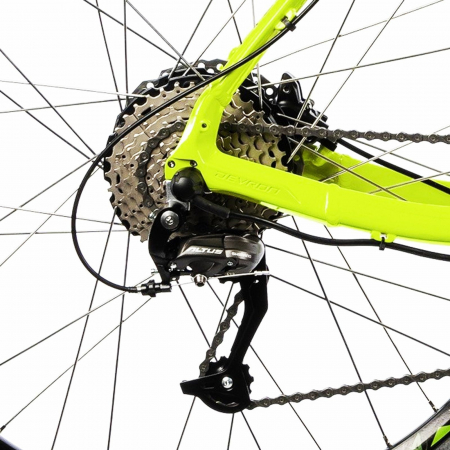 Bicicleta electrica MTB-HT 27.5" AFISPORT M1.7, cadru aluminiu, manete secventiale, frane hidraulice, 27 viteze [7]