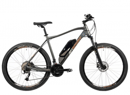 BICICLETE ELECTRICE - Bicicleta electrica MTB-HT 27.5" AFISPORT M1.7, cadru aluminiu, manete secventiale, frane hidraulice, 27 viteze