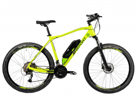 BICICLETE ELECTRICE - Bicicleta electrica MTB-HT 27.5" AFISPORT M1.7, cadru aluminiu, manete secventiale, frane hidraulice, 27 viteze