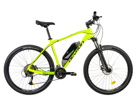 BICICLETE ELECTRICE - Bicicleta electrica MTB-HT 27.5" DEVRON Riddle E1.7, cadru aluminiu , manete secventiale, frane hidraulice, 18 viteze