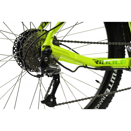 Bicicleta electrica MTB-HT 27.5" DEVRON Riddle M1.7, cadru aluminiu 19", manete secventiale, frane hidraulice, 18 viteze, gri [5]