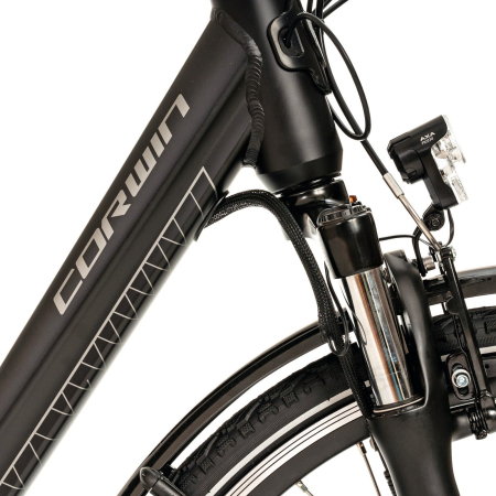 Bicicleta electrica oras 28" CORWIN 28324, cadru aluminiu, manete revoshift, frane V-Brake, 7 viteze [4]