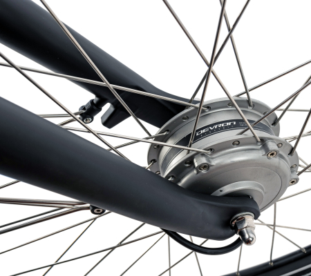 Bicicleta electrica oras 28" CORWIN 28324, cadru aluminiu, manete revoshift, frane V-Brake, 7 viteze [2]