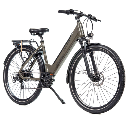 BICICLETE ELECTRICE - Bicicleta electrica oras 28" DEVRON 28426RM, cadru aluminiu, manete RevoShift, frane hidraulice, 7 viteze