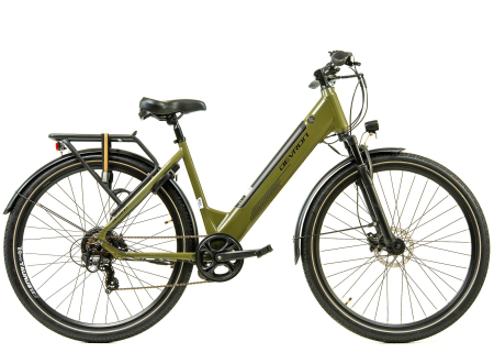 Bicicleta electrica oras 28" DEVRON 28426RM, cadru aluminiu, manete RevoShift, frane hidraulice, 7 viteze [1]