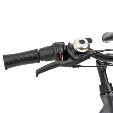 Bicicleta electrica oras 28" PROPHETE 990 Geniesser Elektro-Fahrad, cadru aluminiu 18",  frane V-Brake hidraulice, 7 viteze, gri [7]