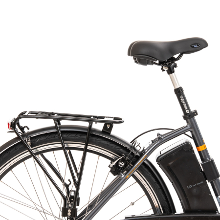 Bicicleta electrica oras 28" PROPHETE 990 Geniesser Elektro-Fahrad, cadru aluminiu 18",  frane V-Brake hidraulice, 7 viteze, gri [12]