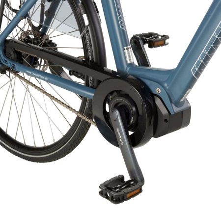 Bicicleta electrica oras CORWIN Elite Steps 28428, cadru aluminiu 21", frane hidraulice, 8 viteze, gri [4]