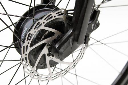 Bicicleta electrica oras 28" STELLA Vincenza 28124, cadru aluminiu 20", manete RevoShift, frane disc/torpedo, 8 viteze, negru [7]