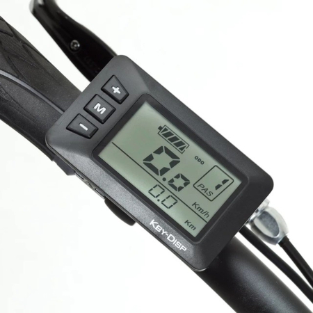 Bicicleta electrica pliabila 20" DEVRON 20122, cadru aluminiu, manete secventiale, frane V-Brake, 7 viteze [4]