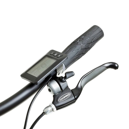 Bicicleta electrica pliabila 20" DEVRON 20122, cadru aluminiu, manete secventiale, frane V-Brake, 7 viteze [5]