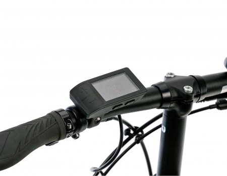 Bicicleta electrica pliabila 20" DEVRON 20126, cadru aluminiu, manete secventiale, frane hidraulice, 7 viteze [3]