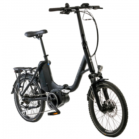 Bicicleta electrica pliabila 20" DEVRON 20126, cadru aluminiu, manete secventiale, frane hidraulice, 7 viteze [1]