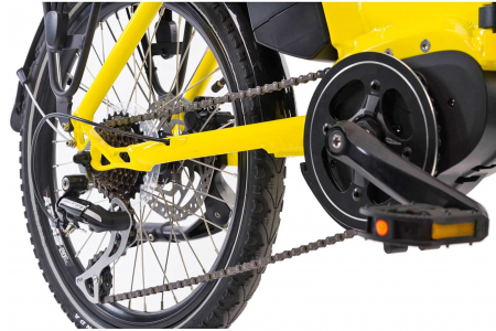 Bicicleta electrica pliabila 20" DEVRON 20126, cadru aluminiu, manete secventiale, frane hidraulice, 7 viteze [4]