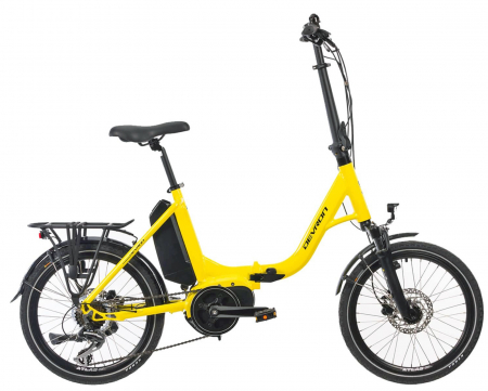 BICICLETE ELECTRICE - Bicicleta electrica pliabila 20" DEVRON 20126, cadru aluminiu, manete secventiale, frane hidraulice, 7 viteze