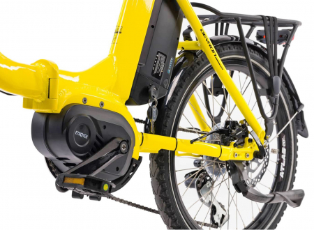 Bicicleta electrica pliabila 20" DEVRON 20126, cadru aluminiu, manete secventiale, frane hidraulice, 7 viteze [5]