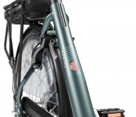 Bicicleta electrica oras STELLA Nantes FDST ISP RTE 2.1, cadru aluminiu 18", manete RevoShift, frane hidraulice, 7 viteze, gri [3]