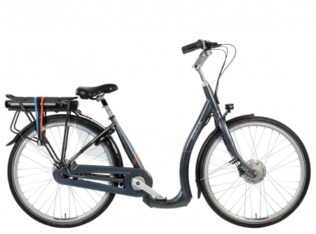 Bicicleta electrica oras STELLA Nantes FDST RTE 2.1, cadru aluminiu 18", manete RevoShift, frane hidraulice, 7 viteze, gri [1]