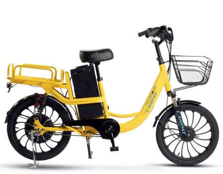 Bicicleta electrica tip scooter 20" CARPAT E-Delivery 20314E, cadru otel 16", frane tambur/disc, autonomie 60-80 km [1]