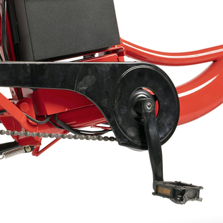 Bicicleta electrica tip scooter 20" CARPAT E-Delivery 20314E, cadru otel 16", frane tambur/disc, autonomie 60-80 km [6]