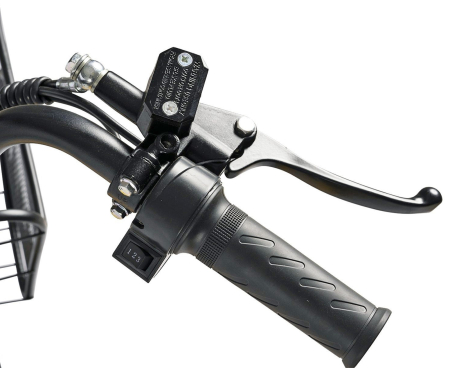 Bicicleta electrica tip scooter 20" CARPAT E-Delivery 20314E, cadru otel 16", frane tambur/disc, autonomie 60-80 km [4]