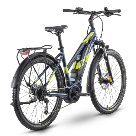 Bicicleta electrica trekking 27.5" RAYMON CrossRay E 3.0 Lady T350, cadru aluminiu, manete secventiale, frane hidraulice, 9 viteze [2]