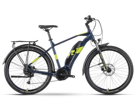 Bicicleta electrica trekking 27.5" RAYMON CrossRay E 3.0 T350, cadru aluminiu, manete secventiale, frane hidraulice, 9 viteze [1]