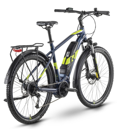Bicicleta electrica trekking 27.5" RAYMON CrossRay E 3.0 T350, cadru aluminiu, manete secventiale, frane hidraulice, 9 viteze [2]
