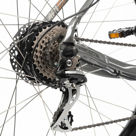 Bicicleta electrica Urban 28" AFISPORT C1.7, cadru aluminiu, manete secventiale, frane hidraulice, 24 viteze [8]