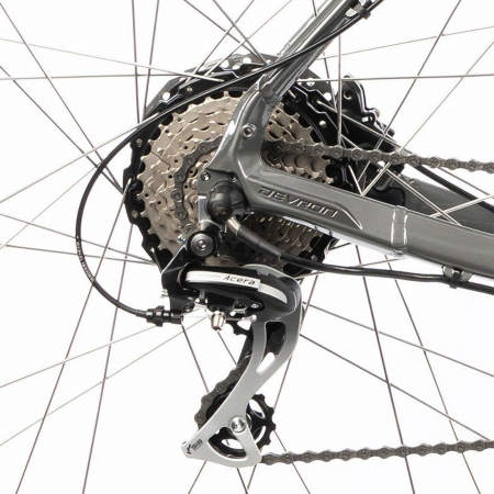 Bicicleta electrica Urban 28" AFISPORT C1.7, cadru aluminiu, manete secventiale, frane hidraulice, 24 viteze [7]