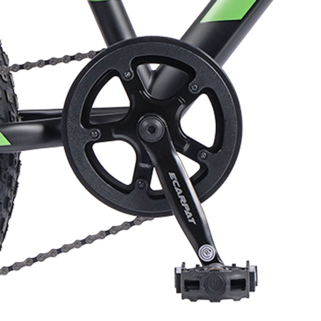 Bicicleta Fat Bike 20" CARPAT Nunu, cadru otel 13.5", manete RevoShift, frane disc, 7 viteze, varsta 7-10 ani  [5]