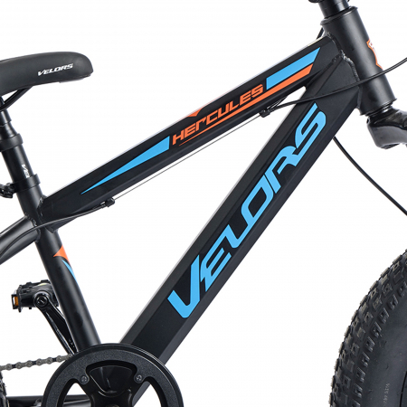 Bicicleta Fat Bike 20" VELORS Hercules, cadru otel 13.5", manete RevoShift, frane disc, 7 viteze [10]