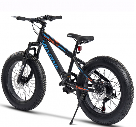 Bicicleta Fat Bike 20" VELORS Hercules, cadru otel 13.5", manete RevoShift, frane disc, 7 viteze [2]