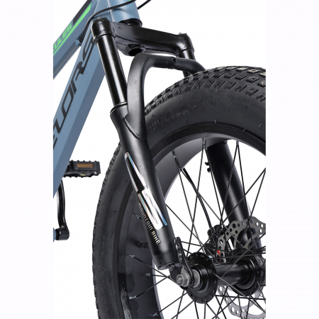 Bicicleta Fat Bike 20" VELORS Hercules, cadru otel 13.5", manete RevoShift, frane disc, 7 viteze [3]