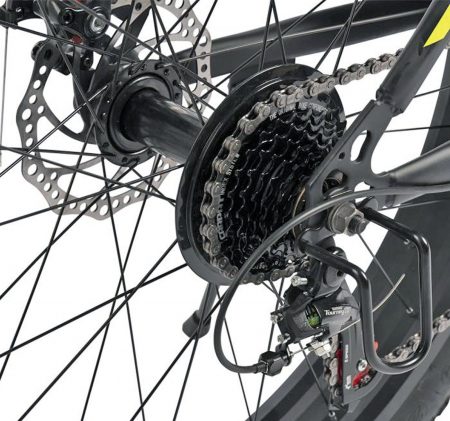 Bicicleta Fat Bike 26" CARPAT Aventus 2.6, cadru otel, manete RevoShift, frane disc, 7 viteze [7]