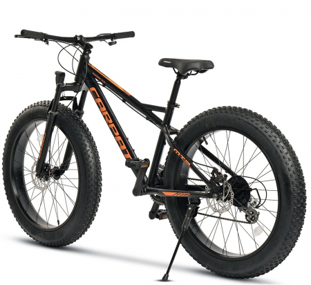 Bicicleta Fat Bike 26" CARPAT BigOne 2.6, cadru aluminiu, manete secventiale, frane disc, 16 viteze [2]