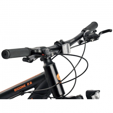 Bicicleta Fat Bike 26" CARPAT BigOne 2.6, cadru aluminiu, manete secventiale, frane disc, 16 viteze [4]