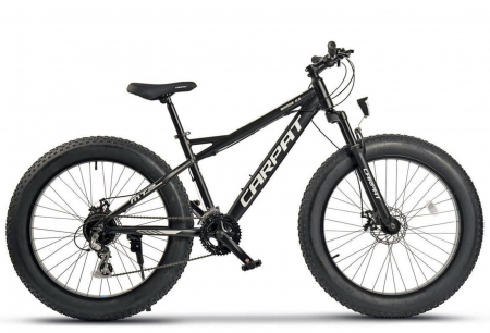 Bicicleta Fat Bike 26" CARPAT BigOne 2.6, cadru aluminiu, manete secventiale, frane disc, 16 viteze [1]