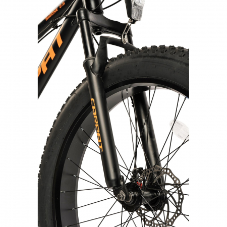 Bicicleta Fat Bike 26" CARPAT BigOne 2.6, cadru aluminiu, manete secventiale, frane disc, 16 viteze [3]