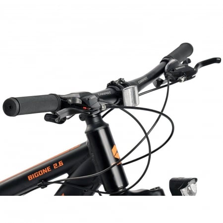 Bicicleta Fat Bike 26" CARPAT BigOne 2.6, cadru aluminiu, manete secventiale, frane disc, 16 viteze [4]