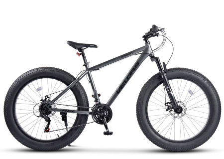Bicicleta Fat Bike 26" VELORS Hercules, cadru otel, manete RevoShift, frane disc, 21 viteze [1]