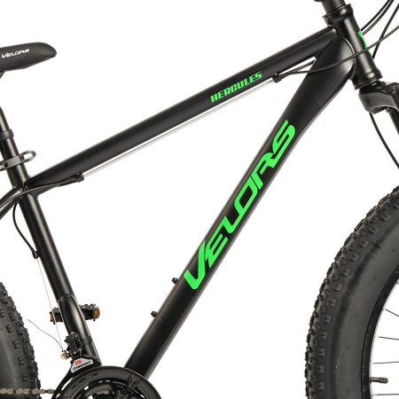 Bicicleta Fat Bike 26" VELORS Hercules, cadru otel, manete RevoShift, frane disc, 21 viteze [10]